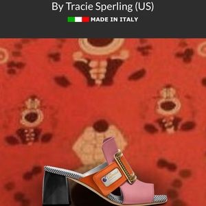 Geometric Luxe Slide Sandals(Custom Made)